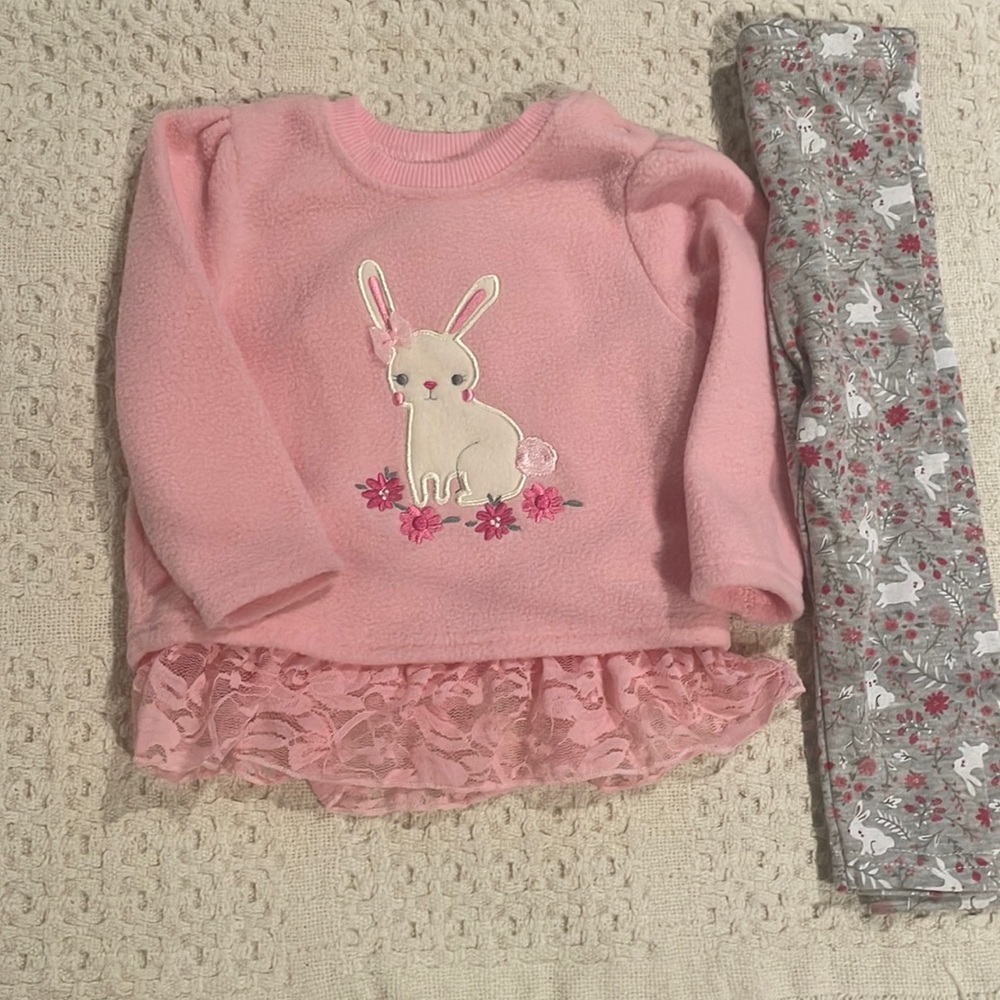 Little Beginnings Girl’s Bunny Outfit 12M